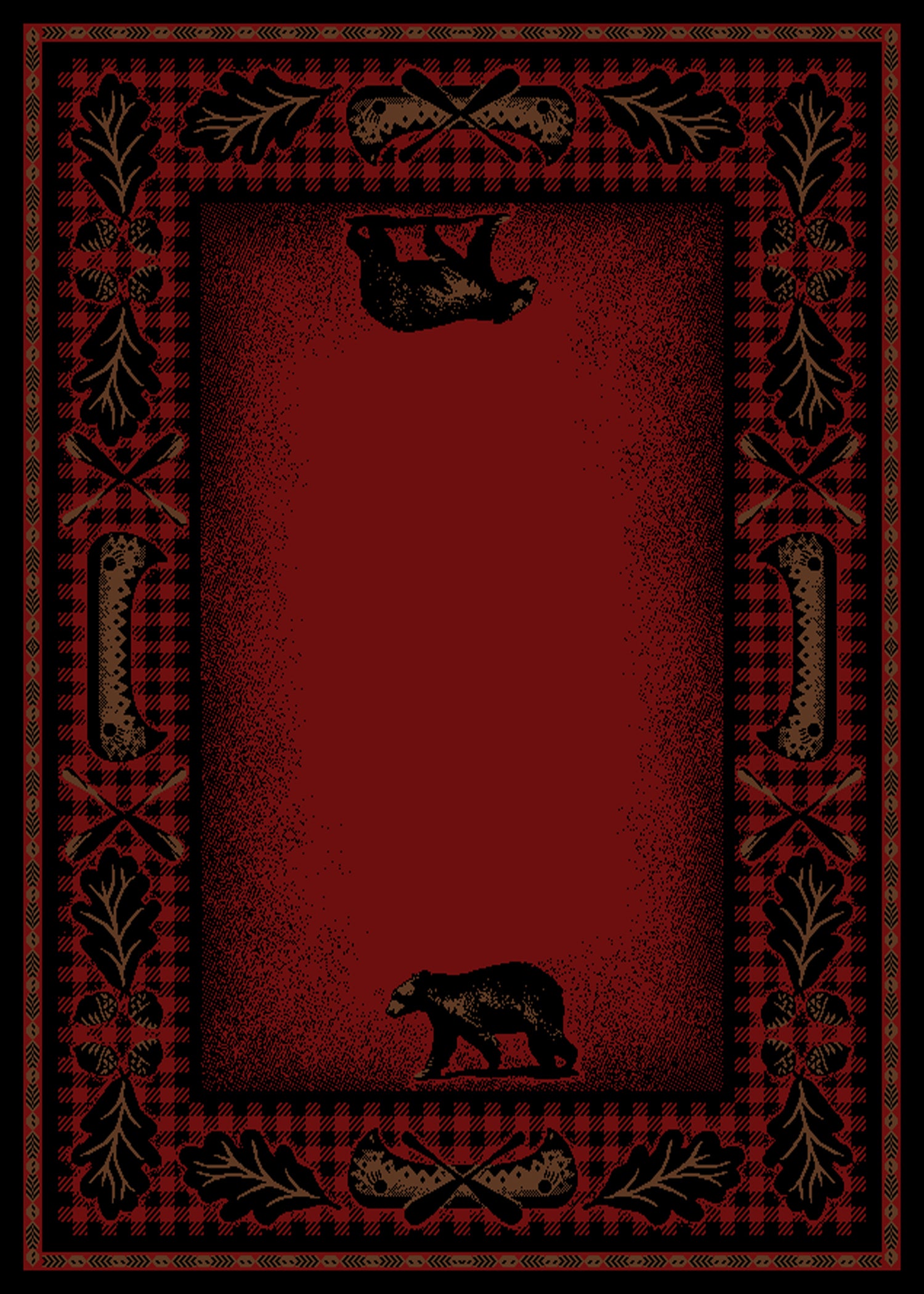 American Destination - Woodlands Plaid (Red)