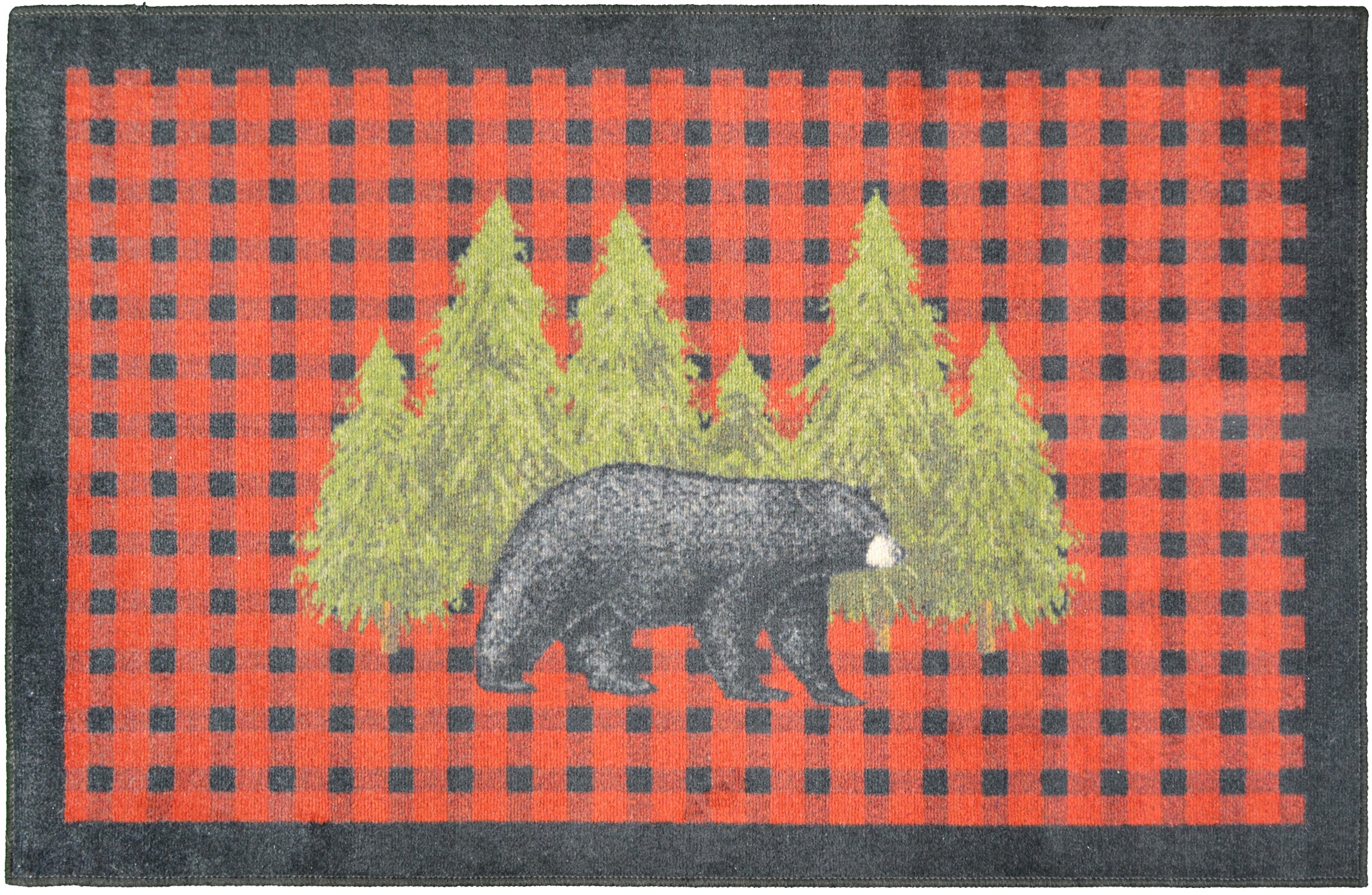 Cozy Cabin - Pine Bear (Red)