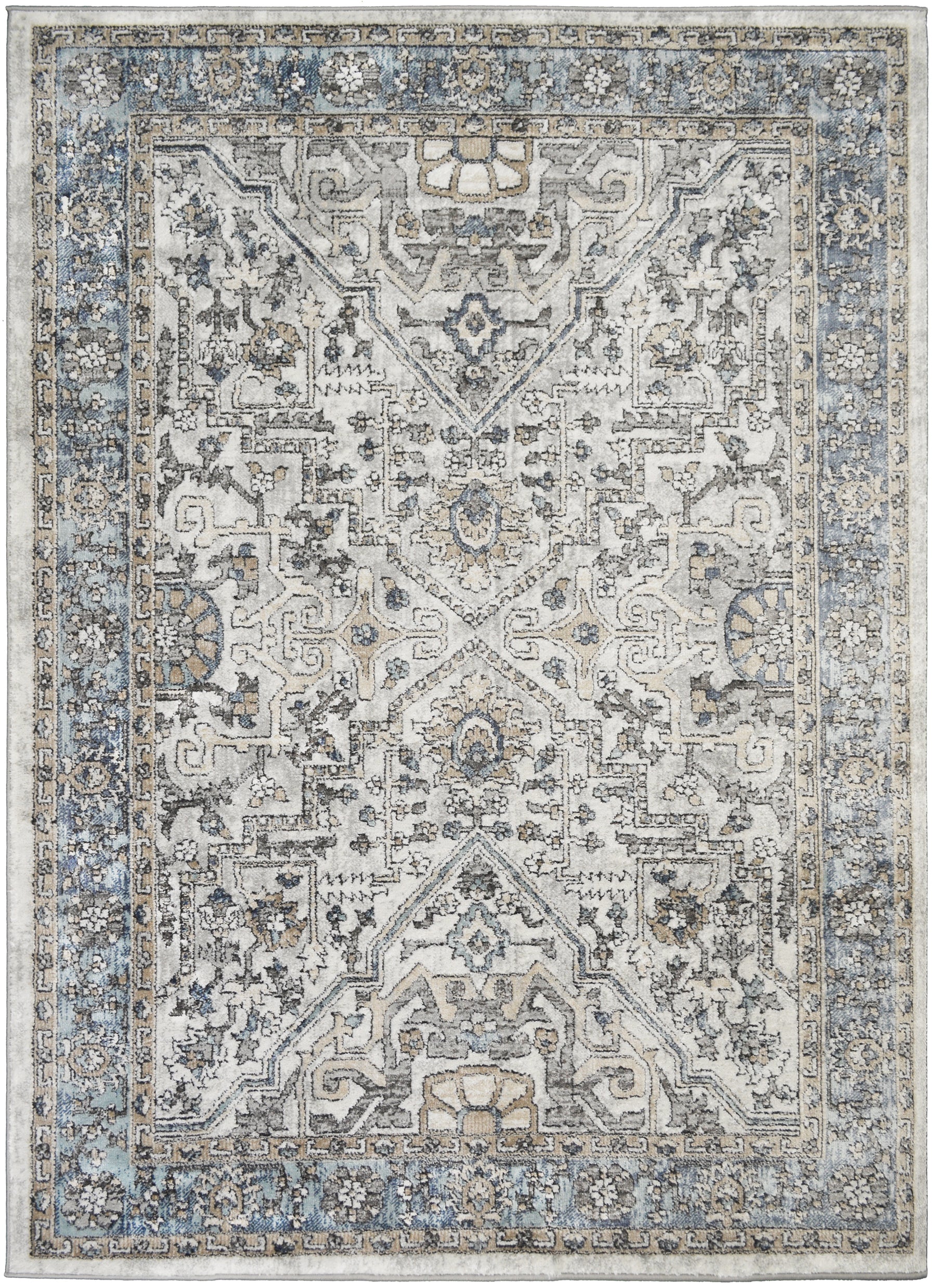 Firenze - Noble (Ivory/Blue)