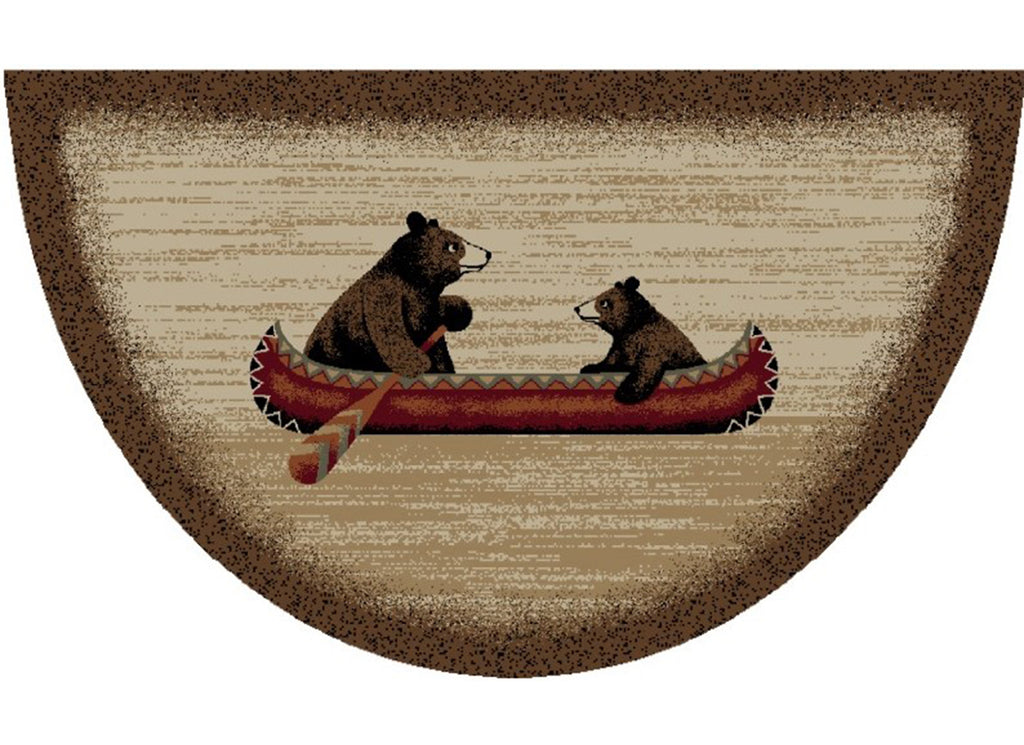 Cozy Cabin - Bear Canoe (Brown)