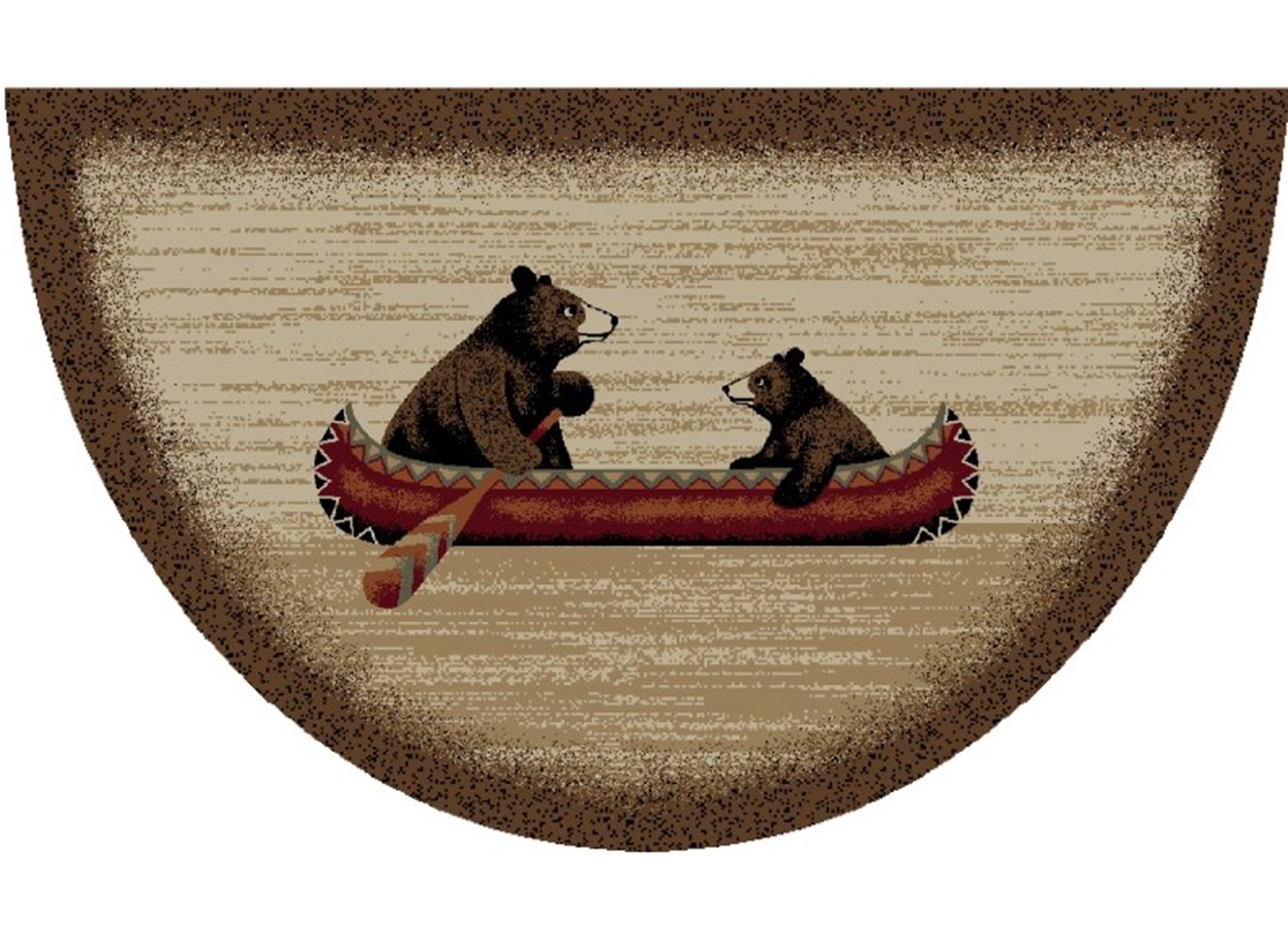 Cozy Cabin - Bear Canoe (Brown)