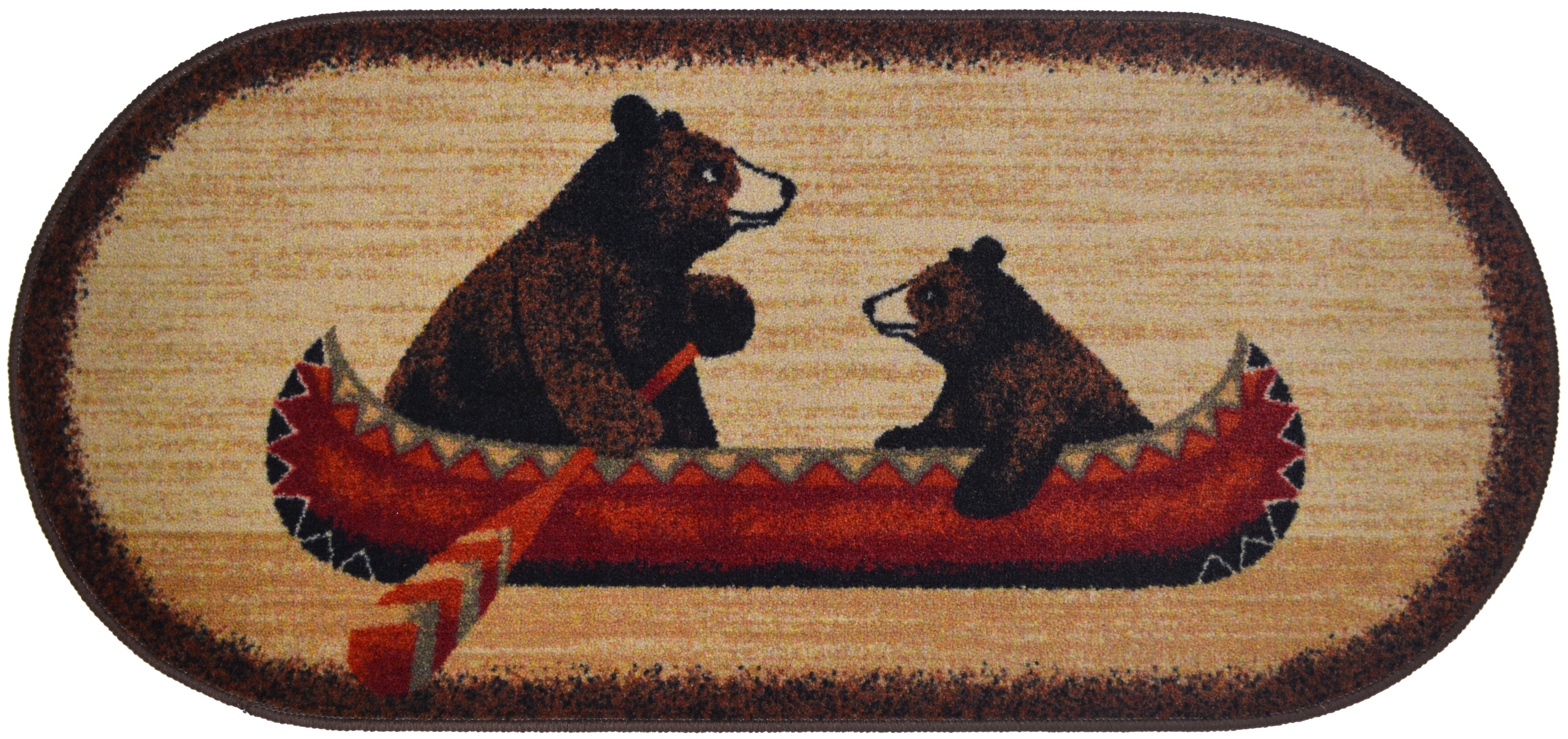 Cozy Cabin - Bear Canoe (Brown)