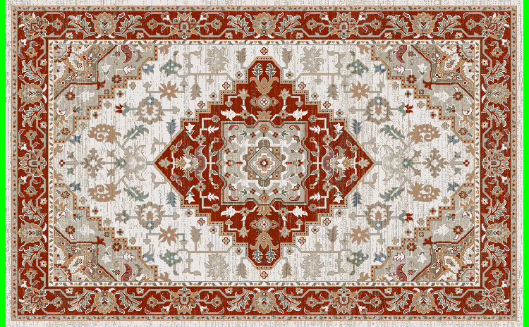 Plymouth - Beryl (Ivory/Red)