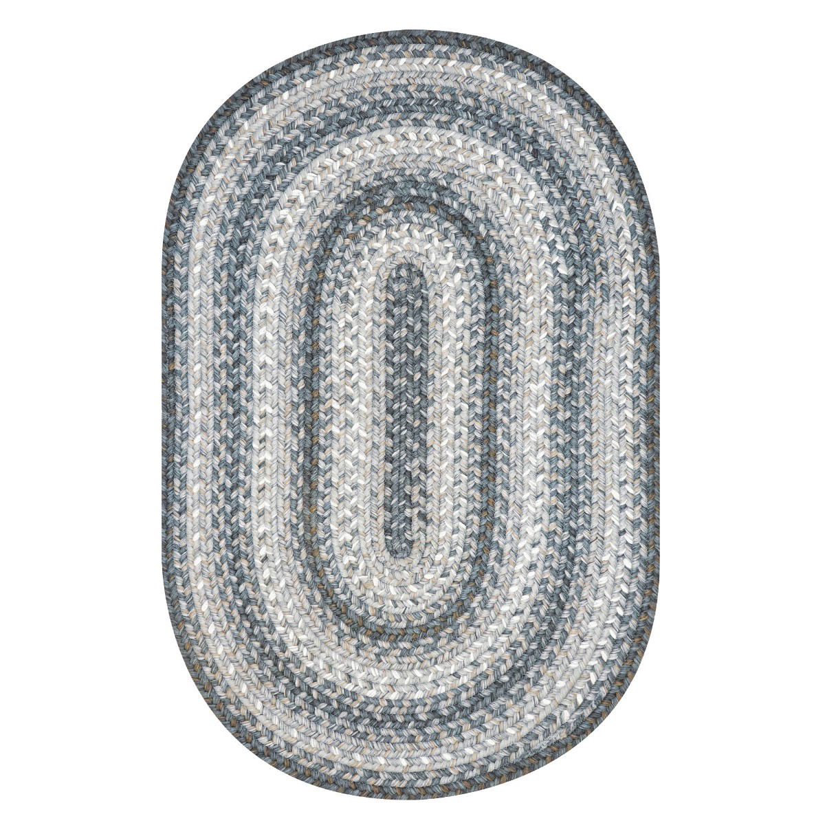 6x9  Graphite Oval