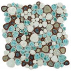 Growing Series Glass Pebble Mosaic Tile