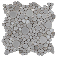 Growing Series Glass Pebble Mosaic Tile