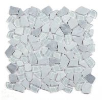 Glass & Marble Pebble Mosaic Tile
