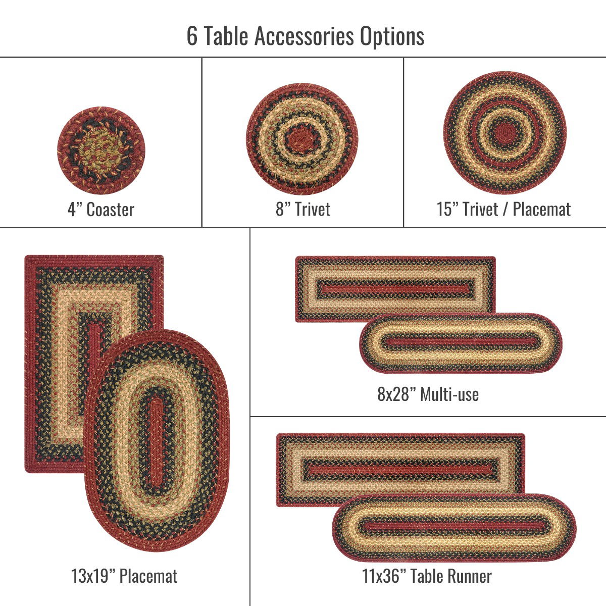 8x28 Stair Treads Highland Oval Set of 2