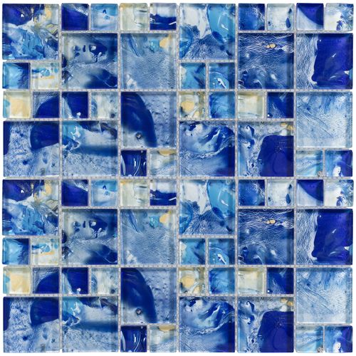 SPLASH Island Block Glass Mosaic Tile