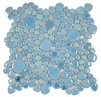 Growing Series Glass Pebble Mosaic Tile