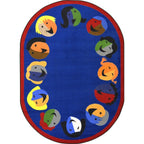 Joyful Faces Blue