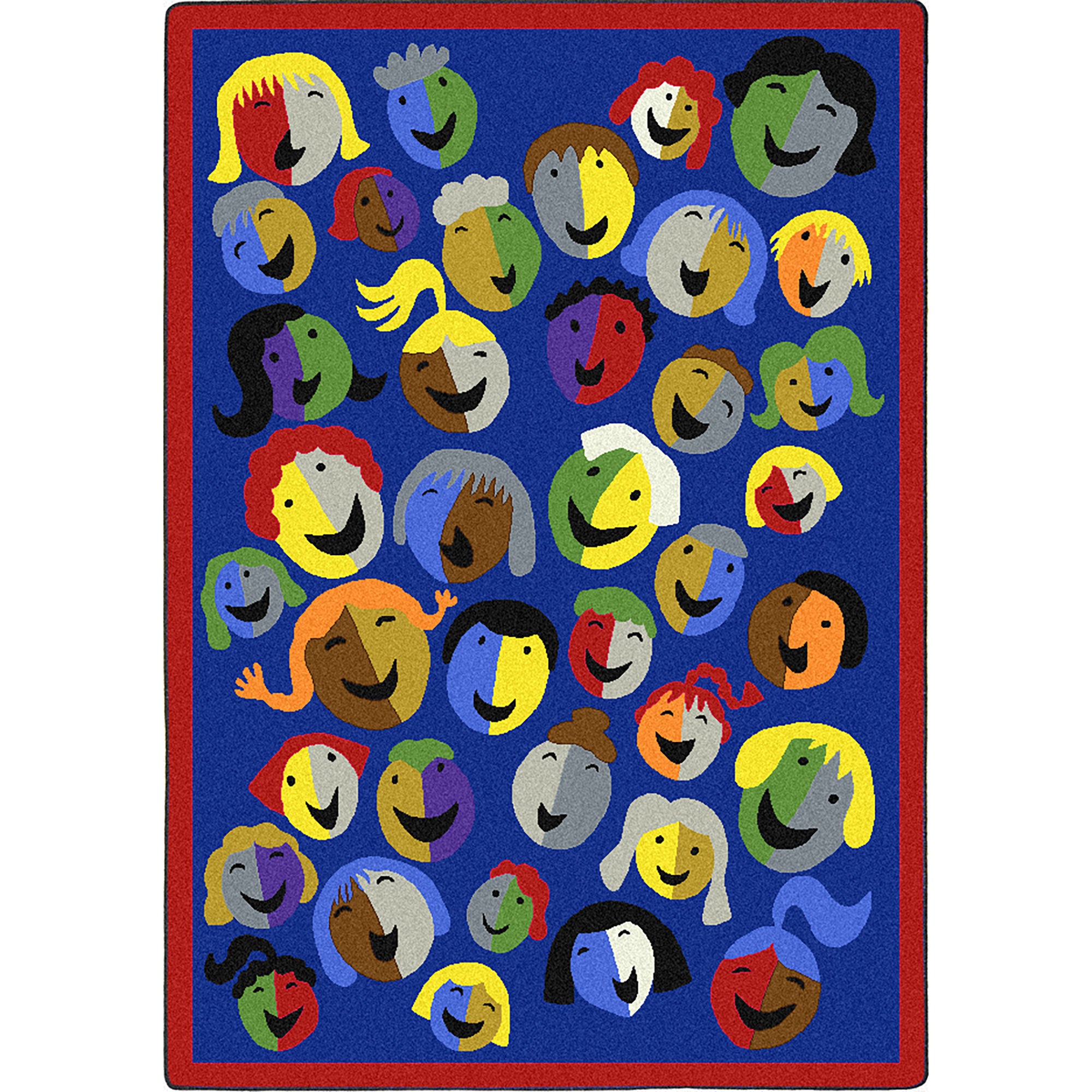 Joyful Faces Blue