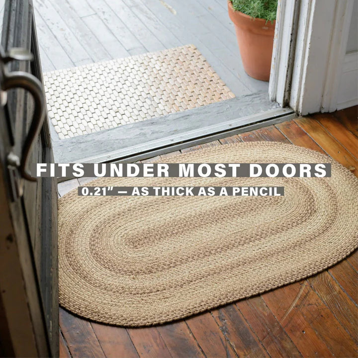 Cookie Dough Braided Jute Rug