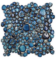 Growing Series Glass Pebble Mosaic Tile