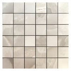 Reves Matte Tile Mosaic 2 x 2 on a 12 x 12 Sheet