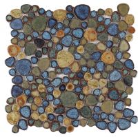 Growing Series Glass Pebble Mosaic Tile