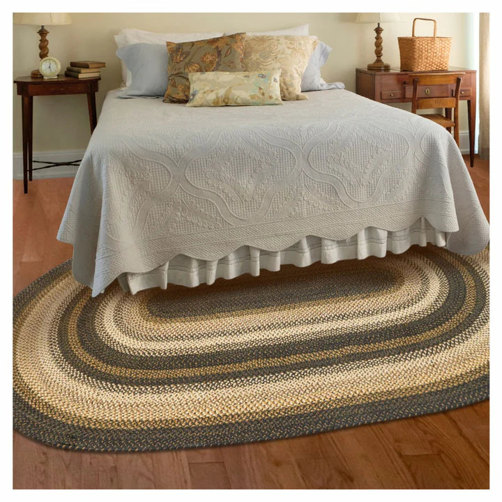 Kilimanjaro Black Braided Jute Rug