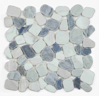 River Stone  Pebble Mosaic