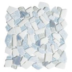 Glass & Marble Pebble Mosaic Tile
