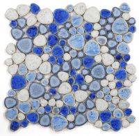 Growing Series Glass Pebble Mosaic Tile