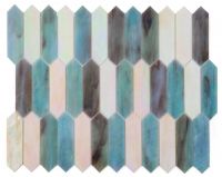 Newport Arrow Glass Mosaic 10.25 x 12.5