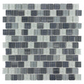 SPLASH 1 x 1 Offset Glass Mosaic Tile